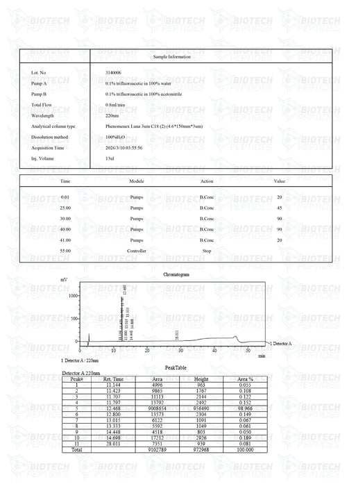 (🔥Fat loss) AOD 9604 (5mg) - Biotech Peptides