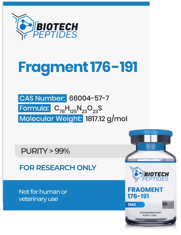 （🔥Fat Loss） Fragment 176-191 (5mg) - Biotech Peptides