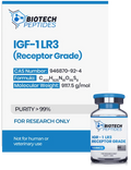 (💪 Rapid muscle gain) Receptor Grade IGF-1 LR3 (100mcg) - Biotech Peptides