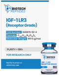 (💪 Rapid muscle gain)Receptor Grade IGF-1 LR3 (1mg) - Buy Online - Biotech Peptides