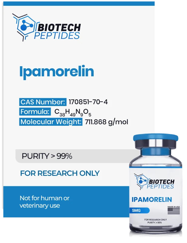 (🔥 Fat loss) Ipamorelin Peptide - 5mg - Biotech Peptides
