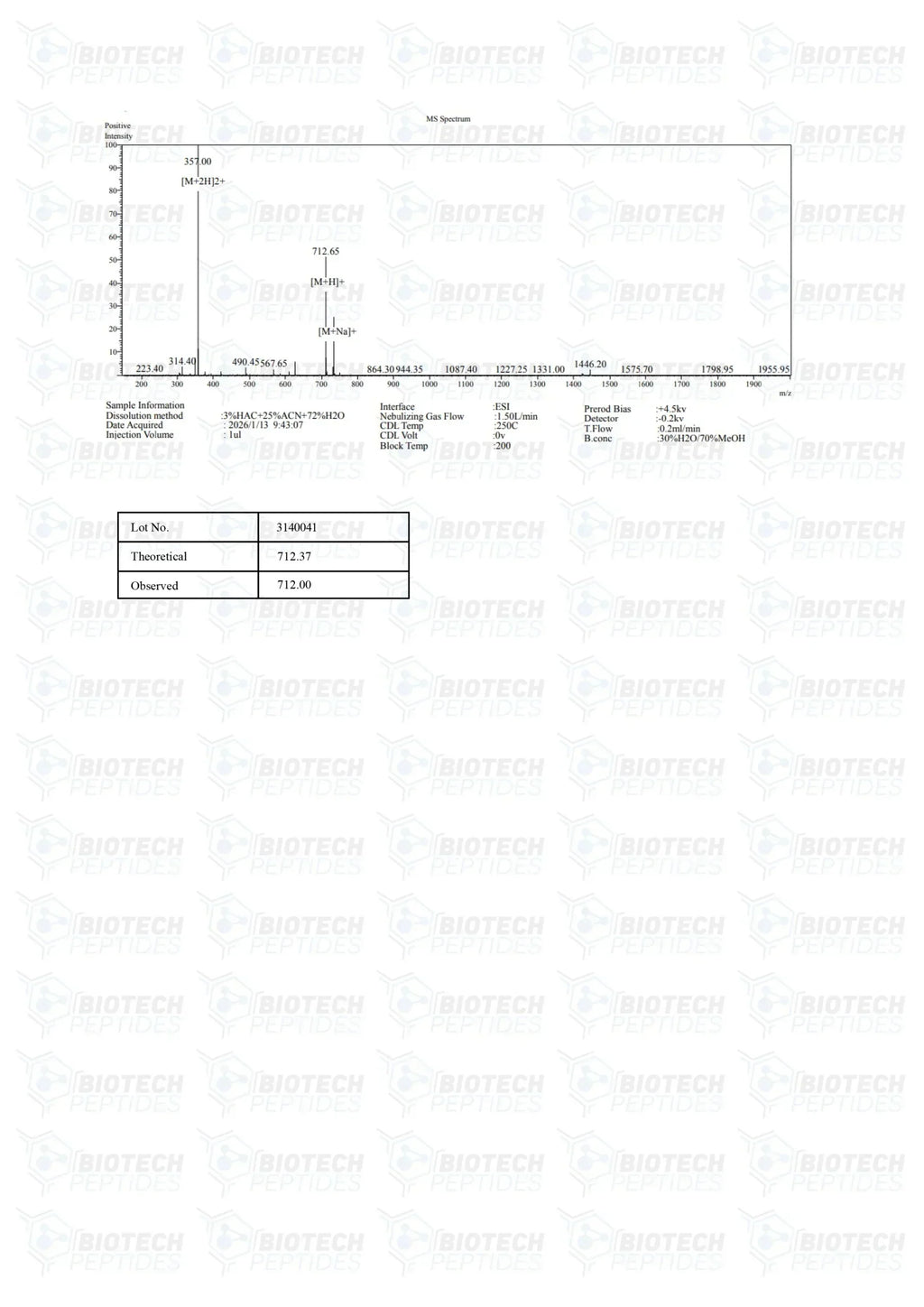 (🔥 Fat loss) Ipamorelin Peptide - 5mg - Biotech Peptides