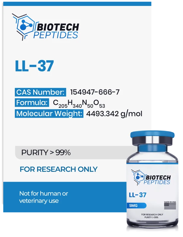 (💪Antibacterial) LL-37 (5mg) - Biotech Peptides