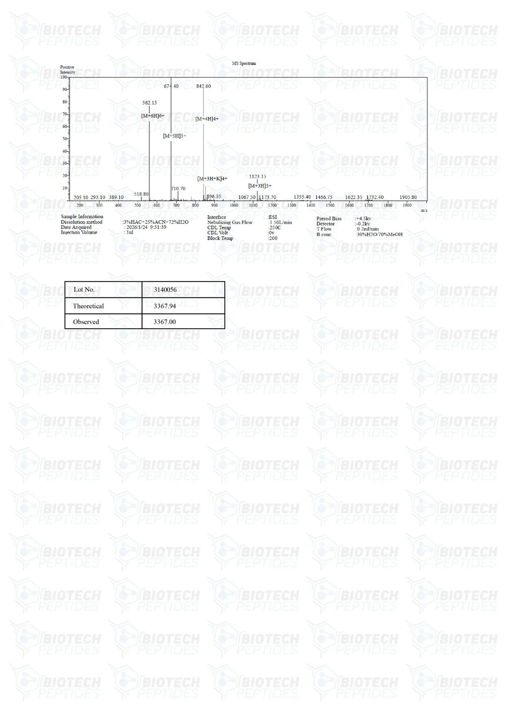 (🔥 Fat loss+💪 Recovery) Mod GRF 1-29 (CJC-1295 NO DAC) (5mg) - Biotech Peptides
