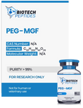 （💪Muscle recovery） PEG-MGF (Pegylated MGF) Peptide - 5mg - Biotech Peptides