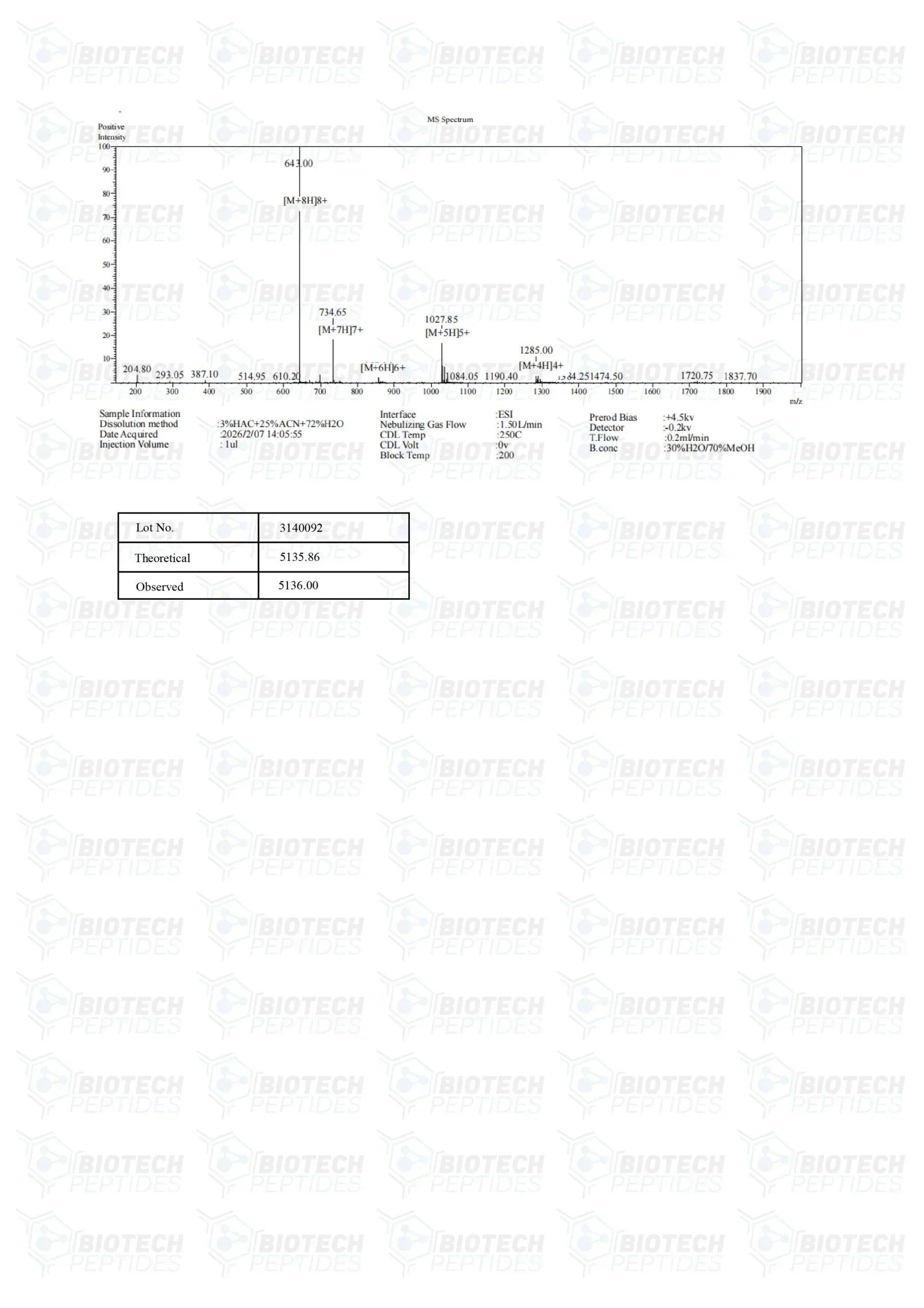 (🔥Reduce visceral fat) Tesamorelin Peptide (5MG & 10MG) - Biotech Peptides