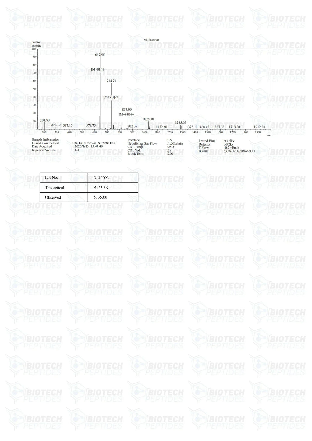 (🔥Reduce visceral fat) Tesamorelin Peptide (5MG & 10MG) - Biotech Peptides