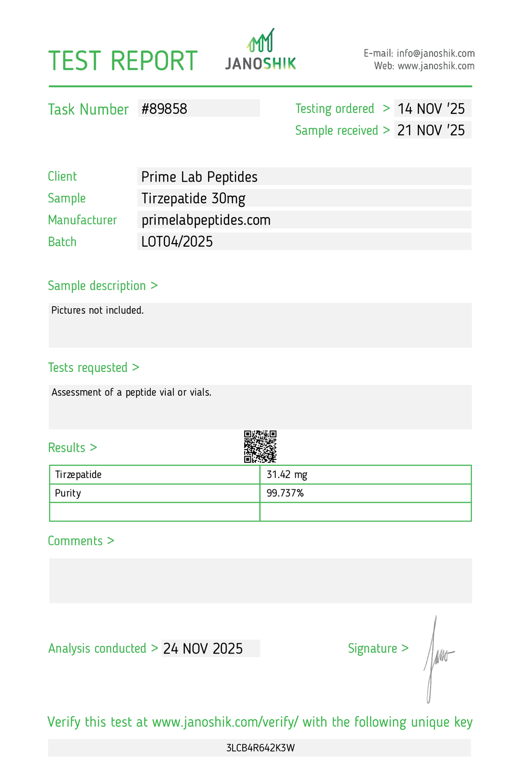 🔥（Weight Management）Tirzepatide – 30mg